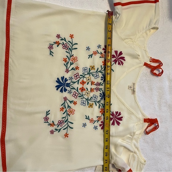 Love on a Hanger Floral Embroidered Cream Top - Picture 9 of 9